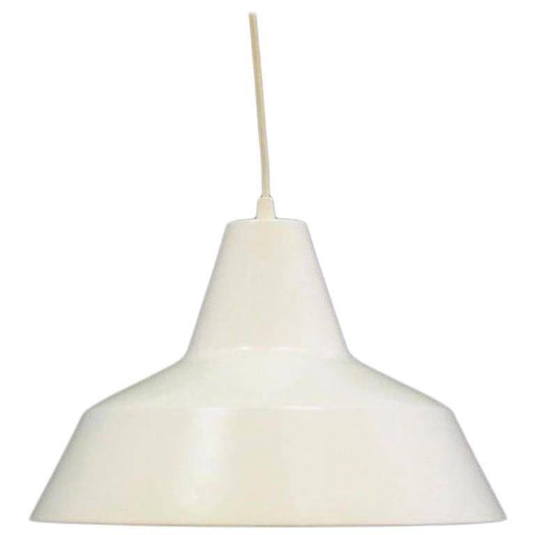 White chandelier, Danish design, 1970s, production: Denmark