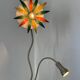 Lampadaire italien à tête de fleur vers 1970