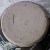 Glazed stoneware vase