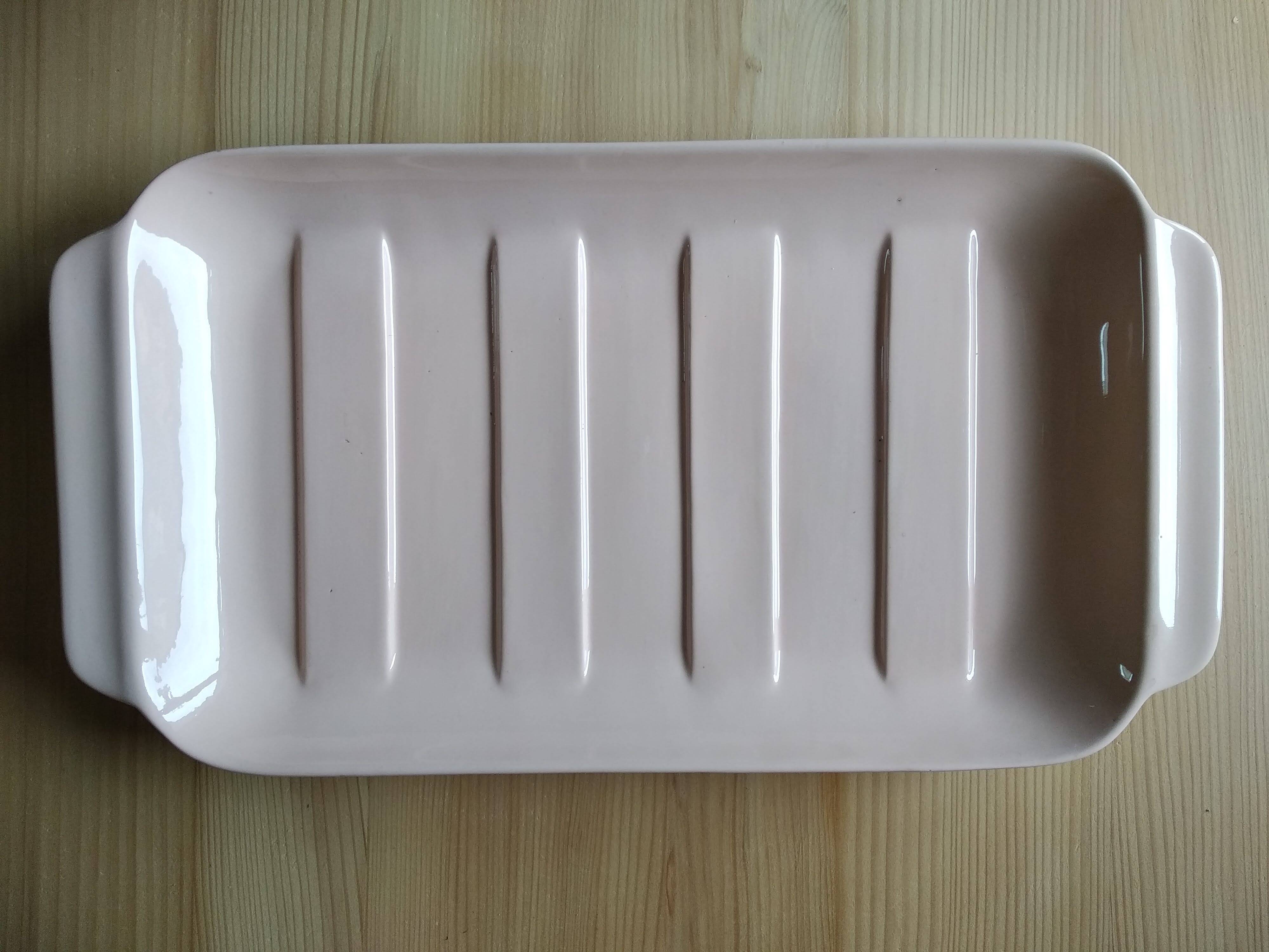 Digoin Sarreguemines Pale Pink Asparagus Set