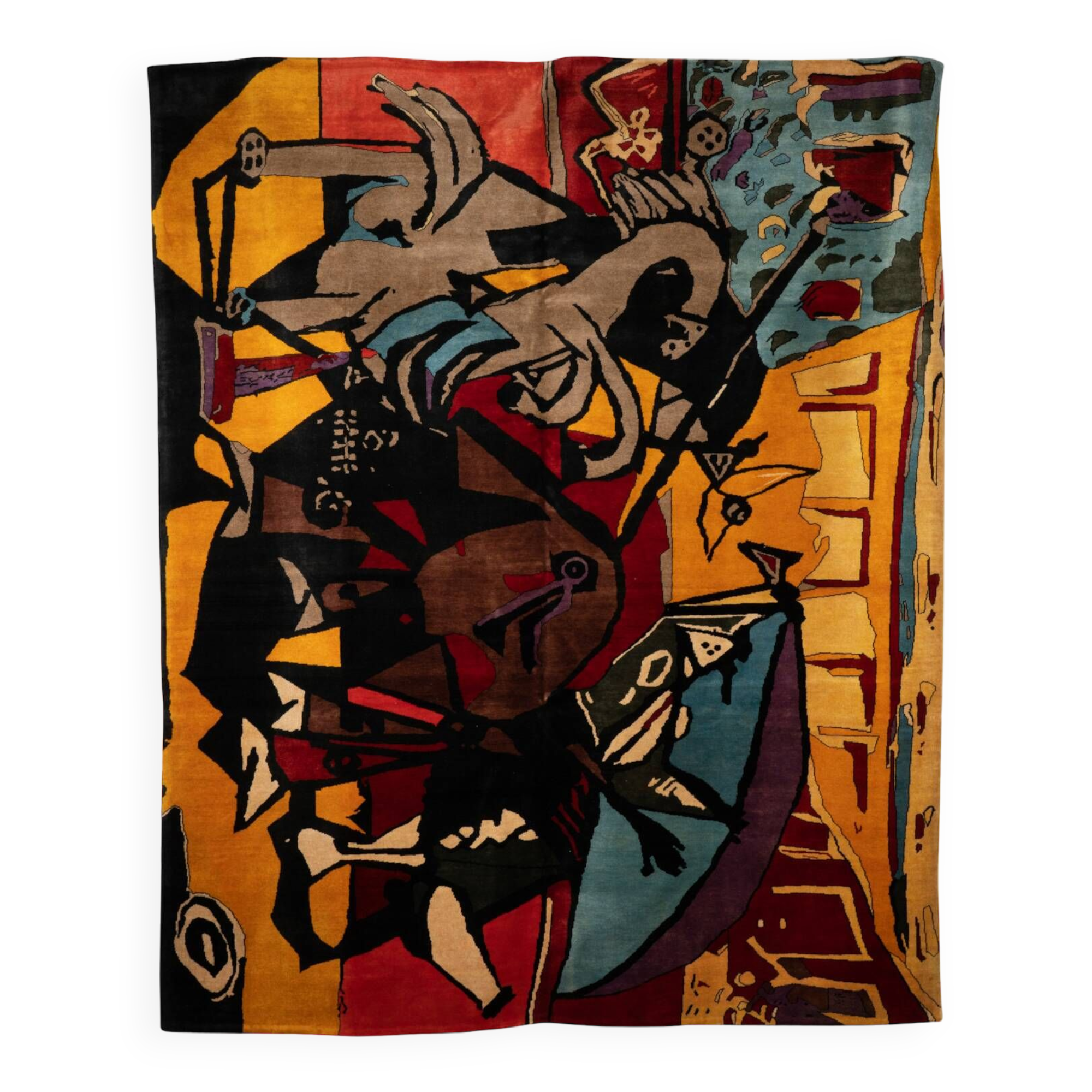 Tapestry, inspired by Picabia. Contemporary work