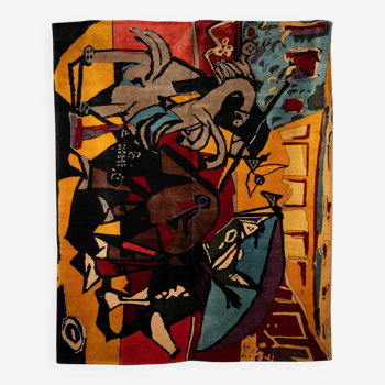 Tapestry, inspired by Picabia. Contemporary work