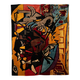 Tapestry, inspired by Picabia. Contemporary work