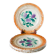 Set of 4 Sarreguemines earthenware plates, early 20th century