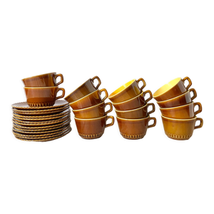 14 tasses Digoin sarreguemines