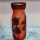 Vase en pâte de verre dégagé à l'acide