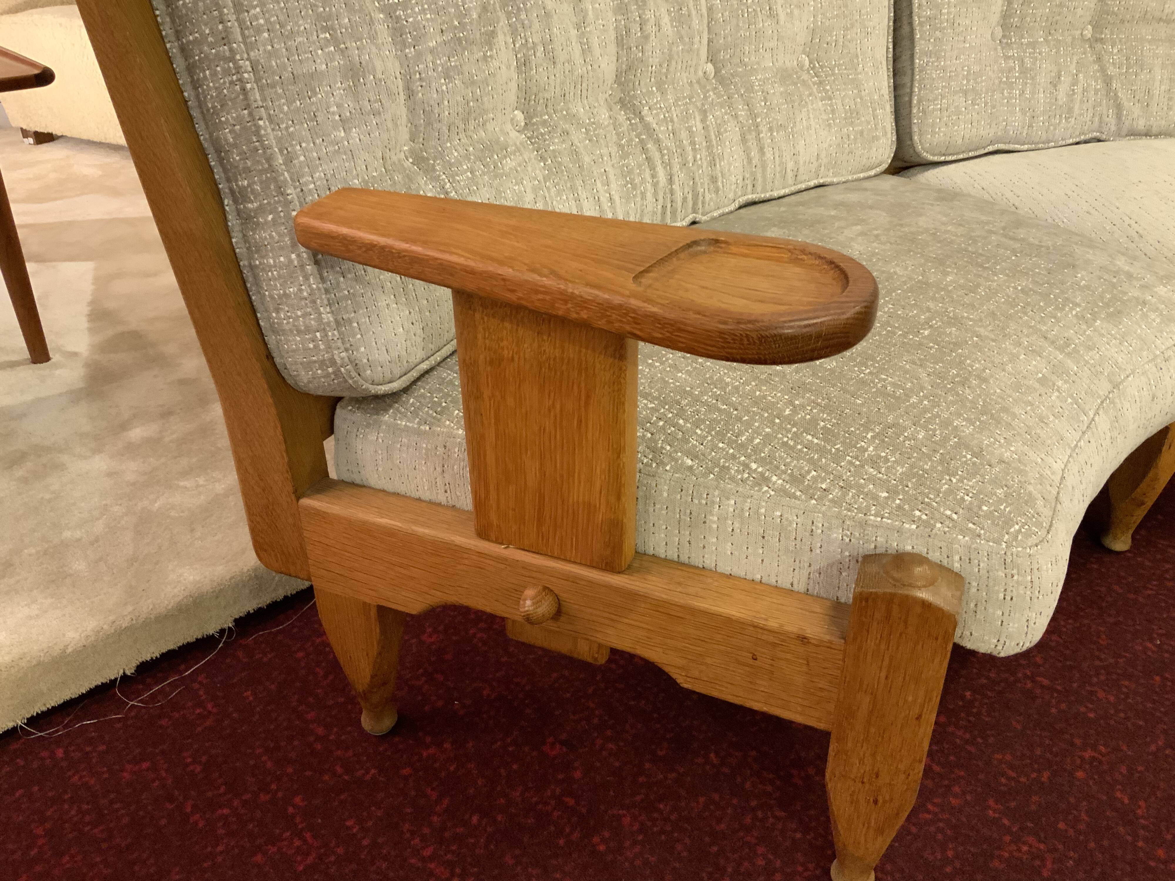 Sofa Guillerme and Chambron solid oak