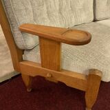 Sofa Guillerme and Chambron solid oak