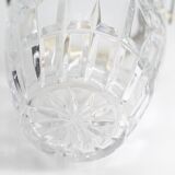 Old glass ice bucket
