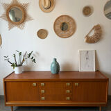 Vintage teak enfilade from the 1960s.