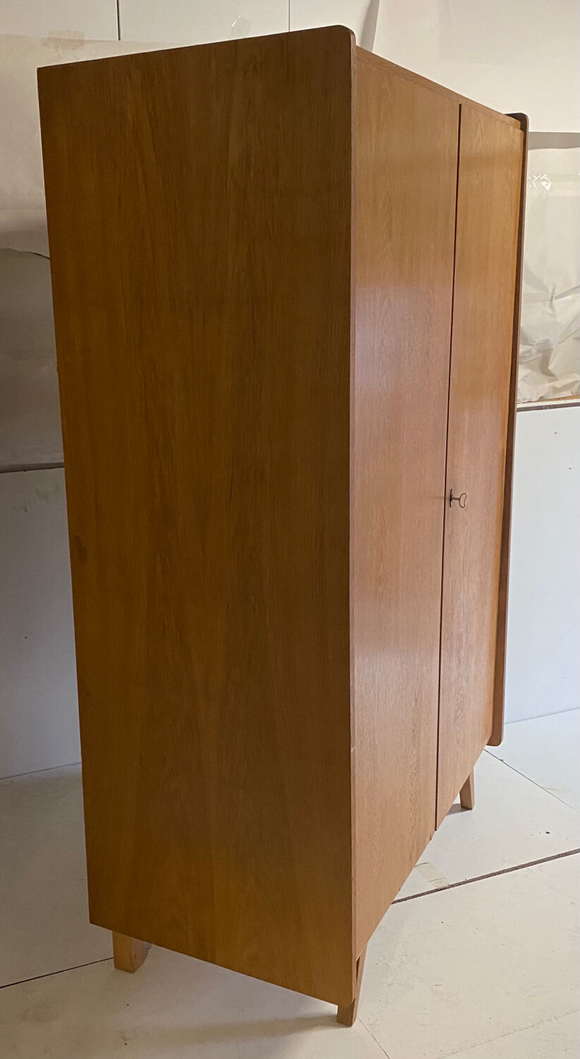 Vintage wardrobe with compass feet