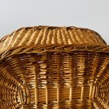 Large vintage wicker basket