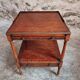 Table d’appoint vintage en acajou – France, années 50/60