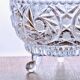 Large antique Belle Époque crystal candy dish