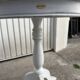 Unopiù white round table – indoor/outdoor – Ø60 cm