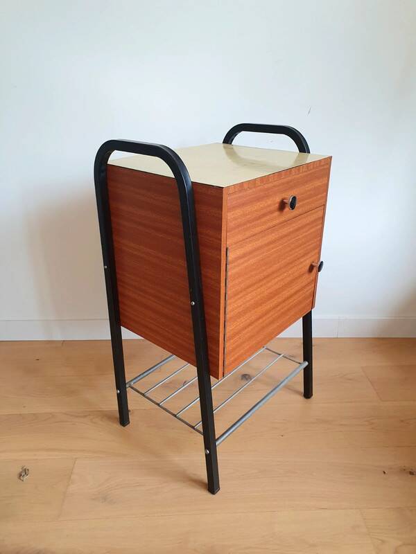 Side table, vintage bedside table