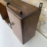 Art Deco Style Oak Wall Cabinet, Circa 1940's