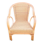 Rattan armchair