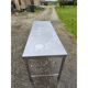 Stainless steel communal table