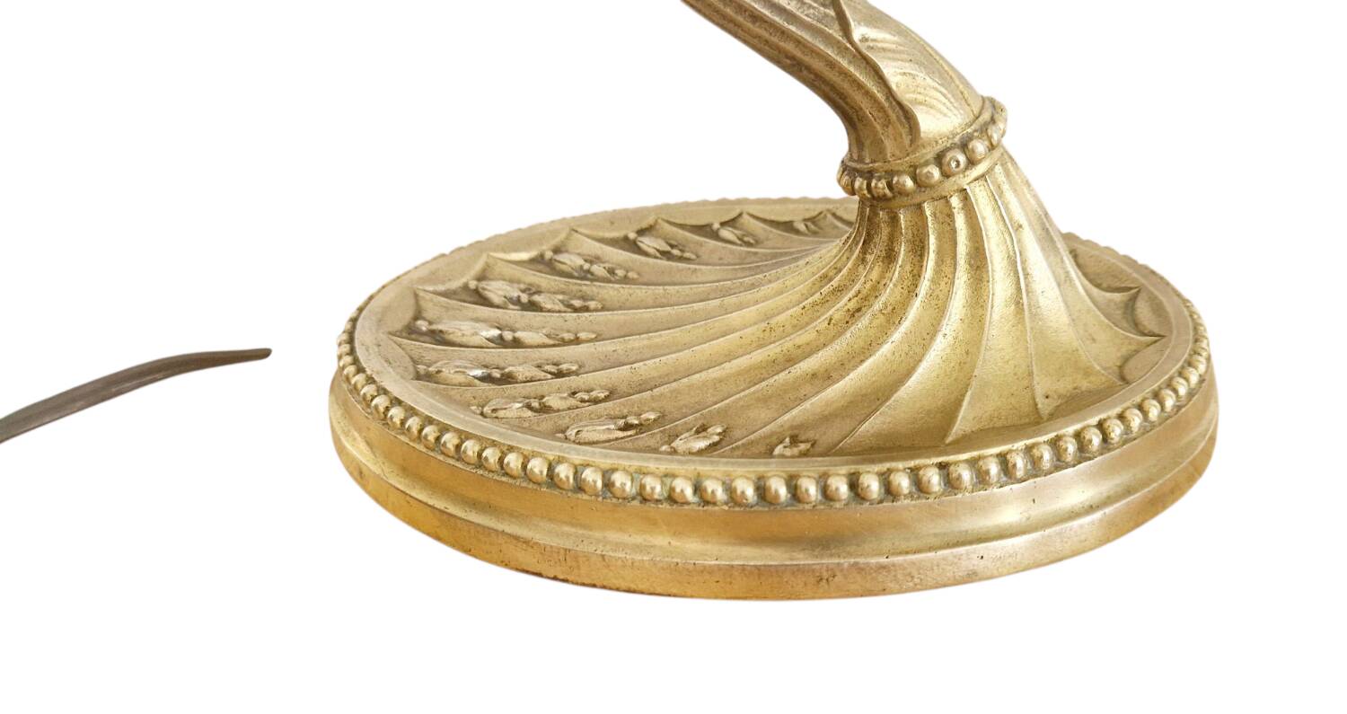 Art Nouveau lamp - Bronze and glass paste signed MüllerFrères - Circa 1910