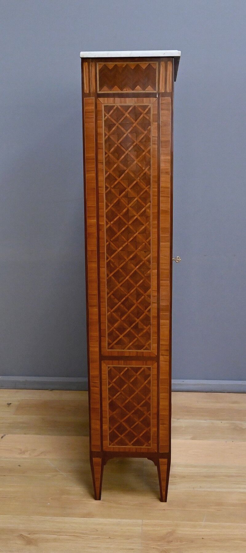 Small marquetry library, Louis XVI style – early 20th century