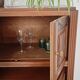 Antique wooden gramophone sideboard Art Deco France 1950