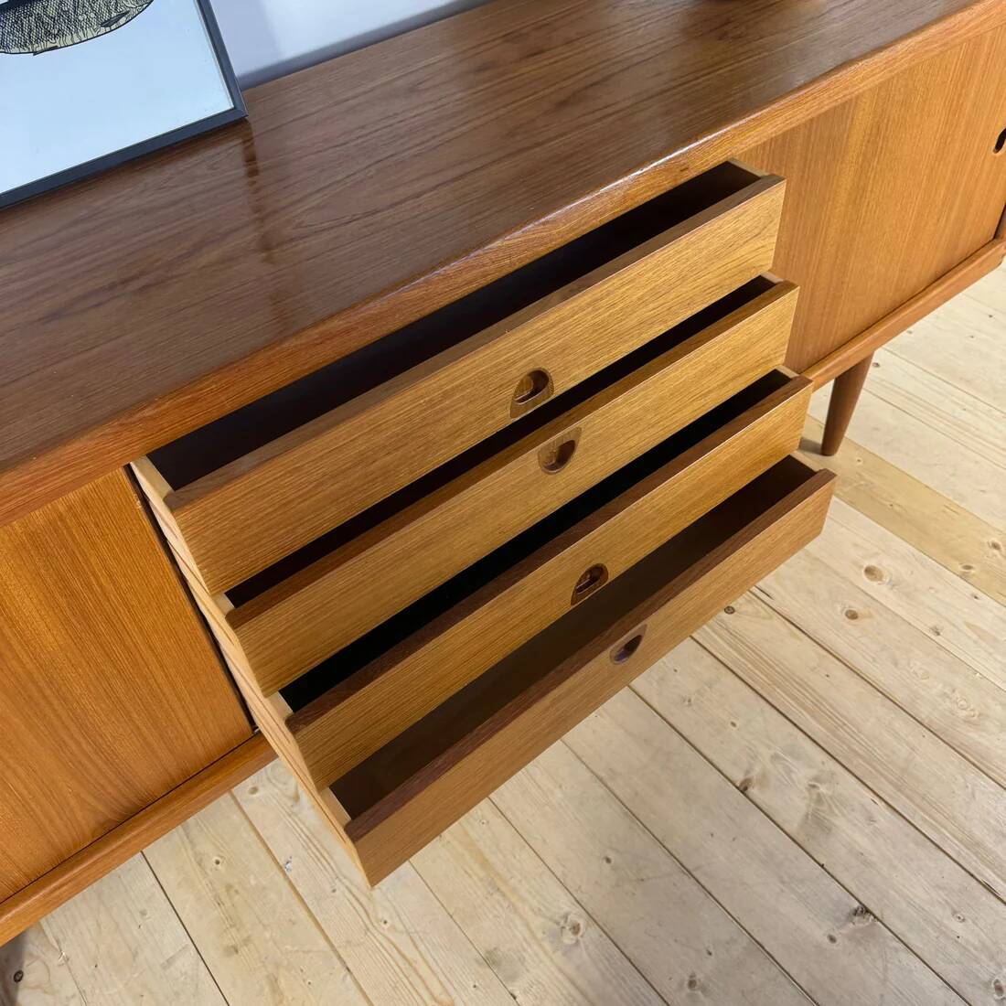 Vintage buffet by H.W. Klein for Bramin in teak – Danish design from the 1960s.