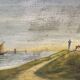 Tableau ancien marin, huile sur toile.