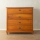 Commode Biedermeier en placage de cerisier, 19e siècle