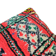 Red Berber cushion in Boujad style