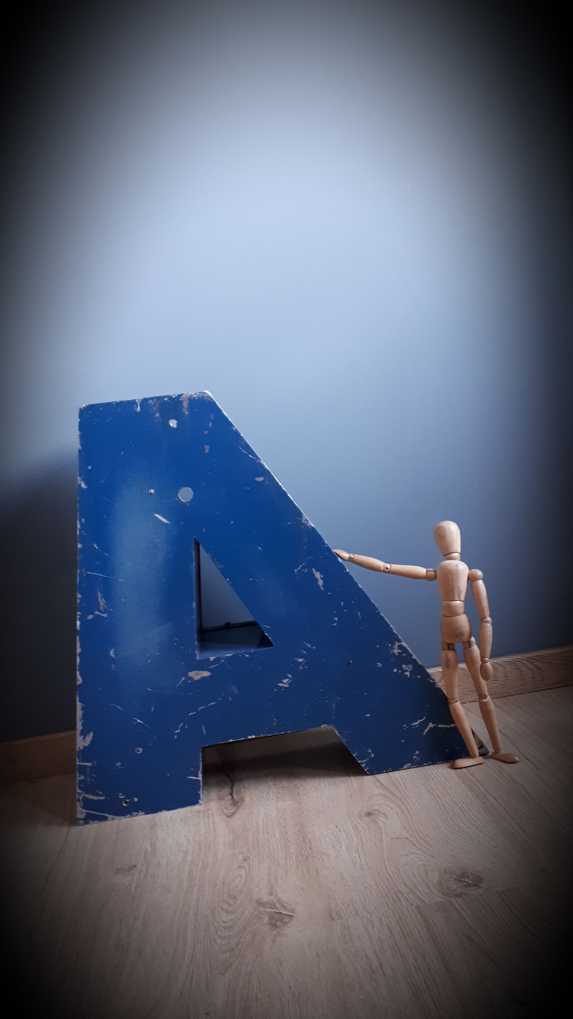 great letter sign has