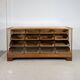Solid Oak Haberdashery Glass Showcase with 16 Drawers – ca. 1940s