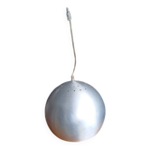 Suspension boule style vintage en aluminium brossé