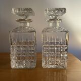 Pair of Crystal Whiskey Decanters