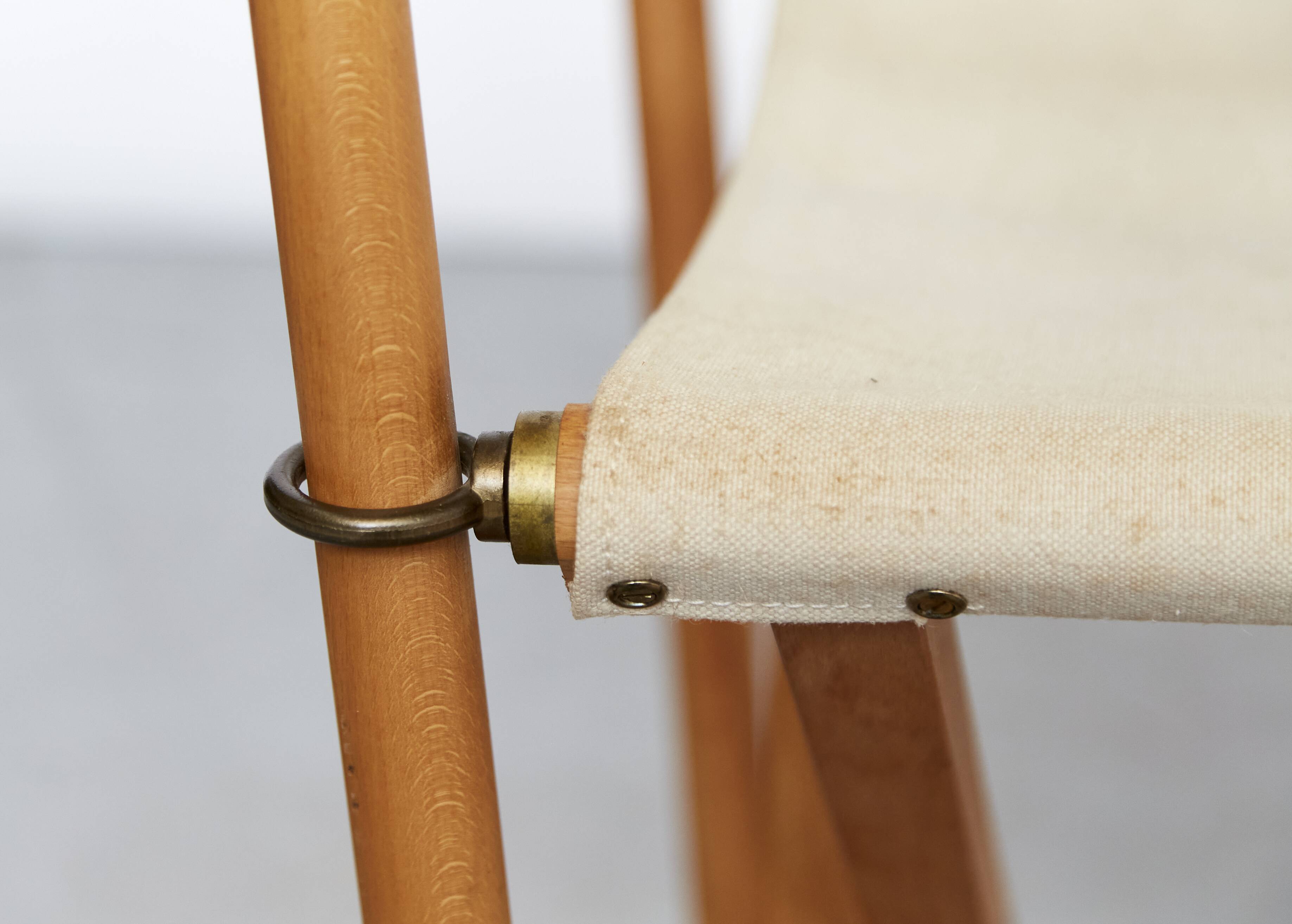 Chaise pliante Mogens Koch MK-16 pour Rud Rasmussen