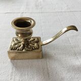 Former candlestick table edge brass
