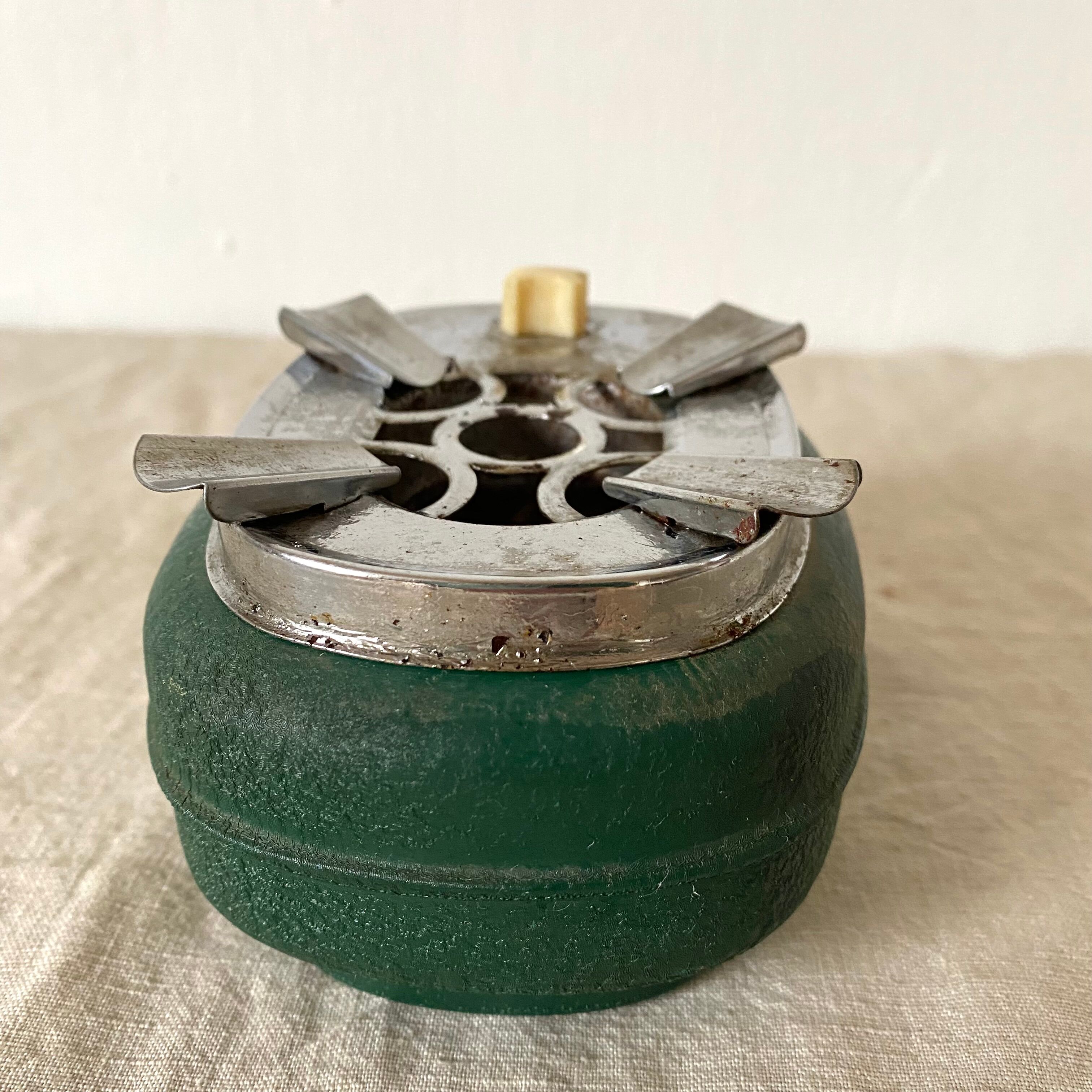 Vintage metal ashtray