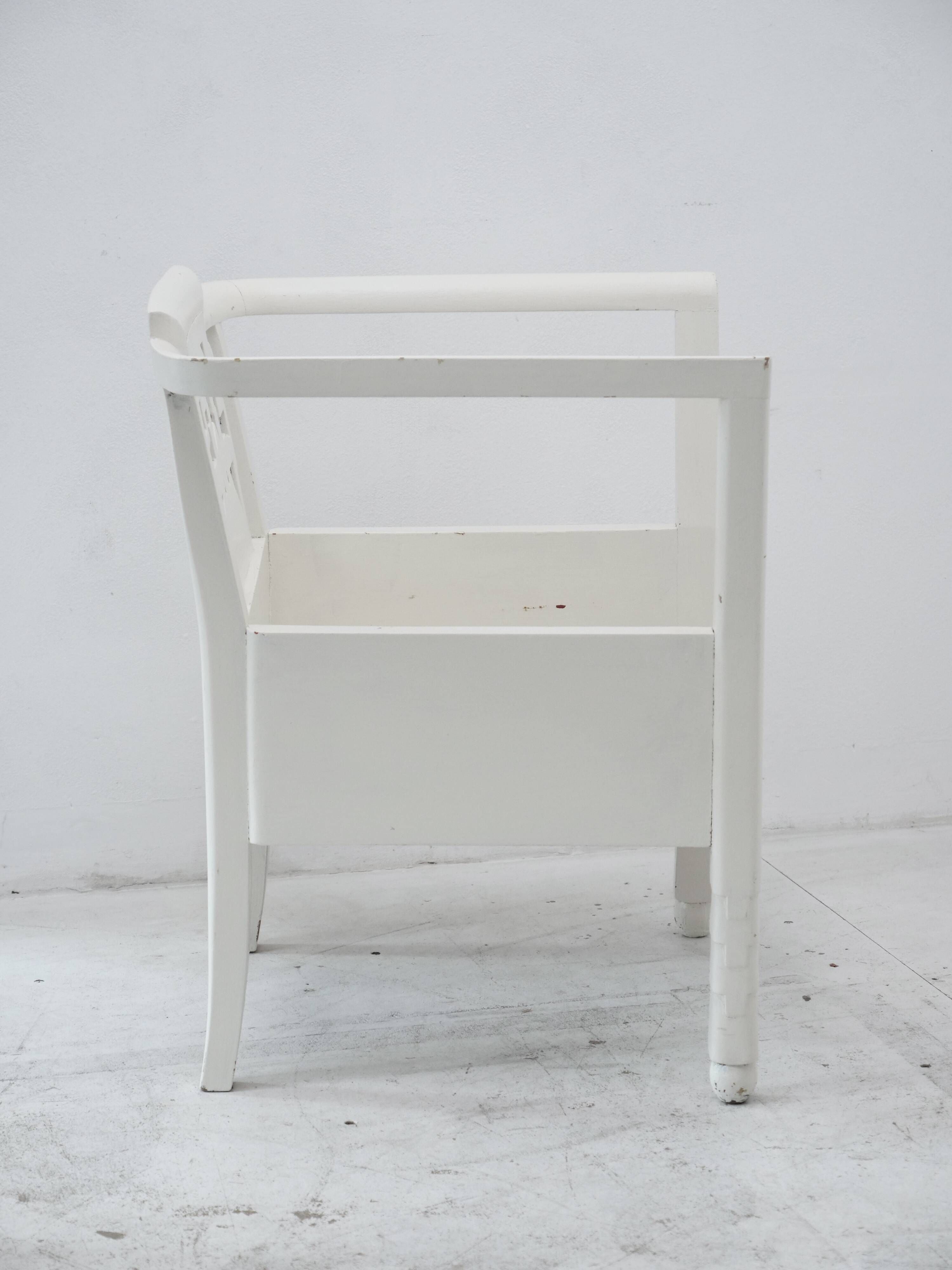 Art Deco armchair, Belle Époque attributed to the Martine Workshops (Paul Poiret)