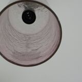 Cylindrical pink cracked glass ceiling lamp Retro design light fixture