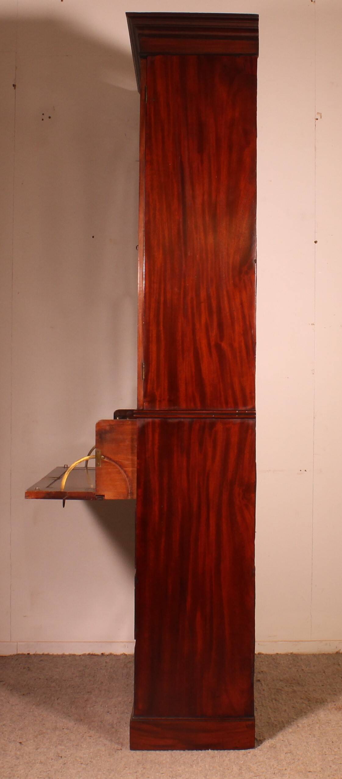 Mahogany bookcase with secretary - 18th century