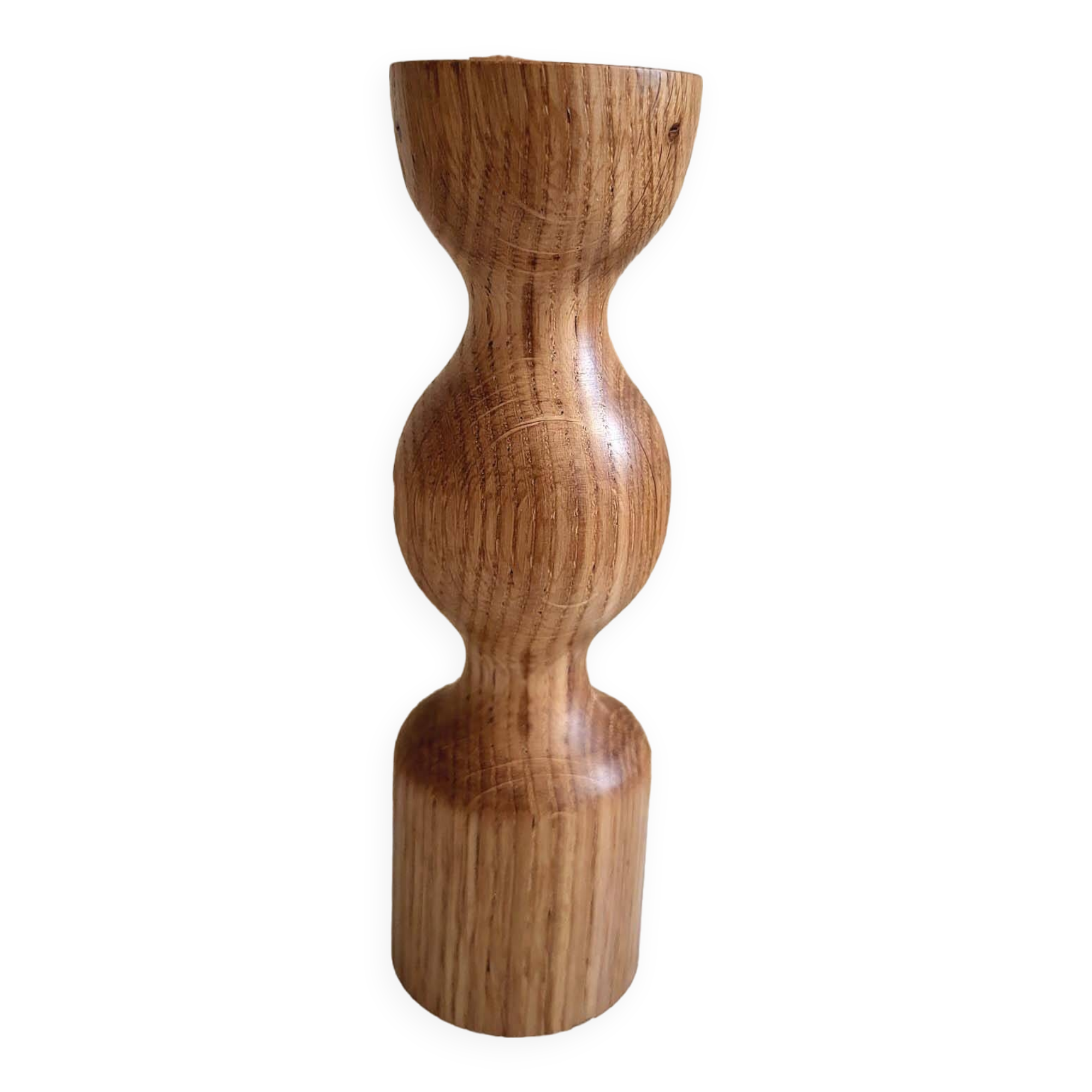 Candle holder - oak soliflore IRIS