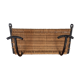 Coatrack 2 metal and wicker pads