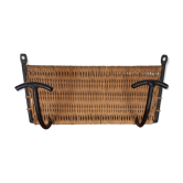 Coatrack 2 metal and wicker pads