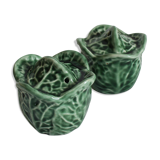 Salt and pepper shaker cabbage slurry