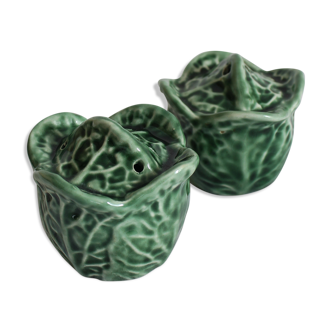 Salt and pepper shaker cabbage slurry
