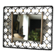 Miroir en fer forgé et laiton vintage 50/60