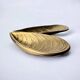 Mussel shell vide-poche in bronze, Italy, 1970s