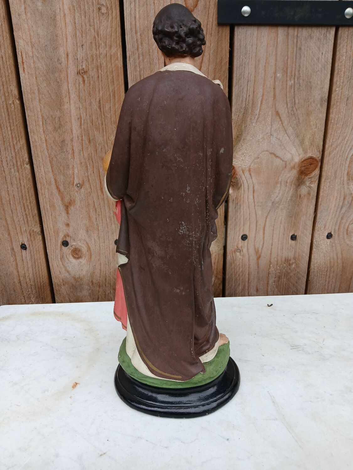 Plaster statue of Saint Joseph