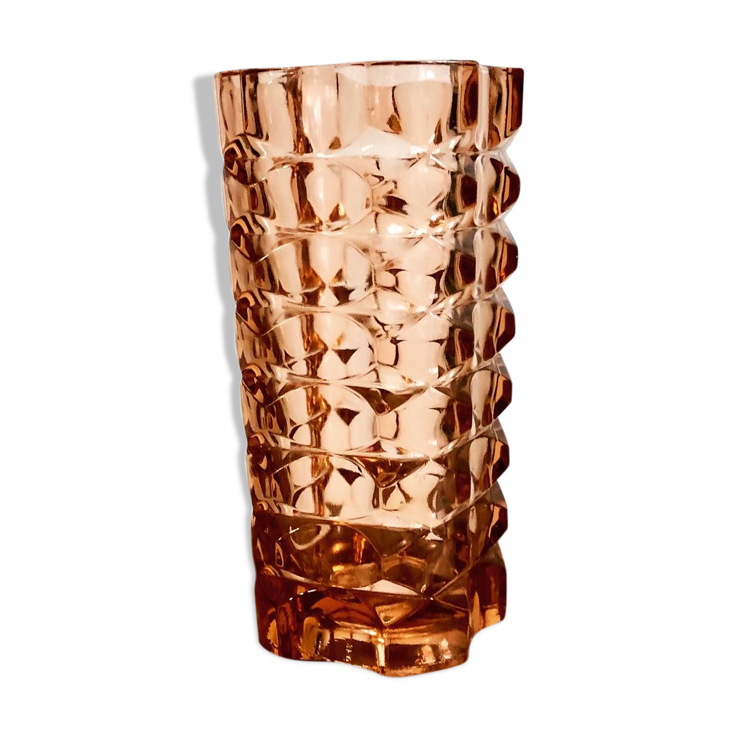 Vase Art Deco rose