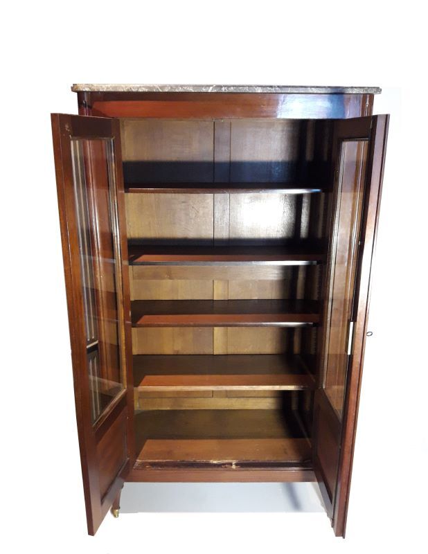 Library showcase Style Louis XVI mahogany XX